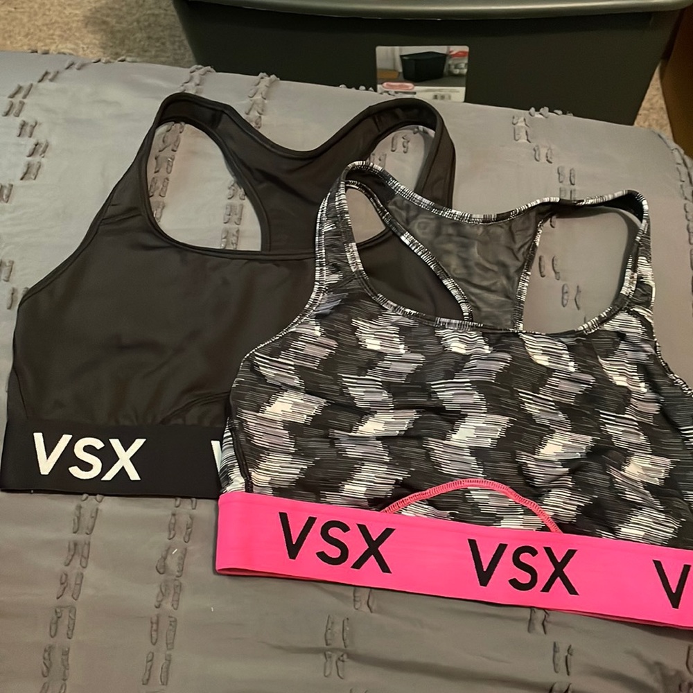 2 medium VSX sports bras